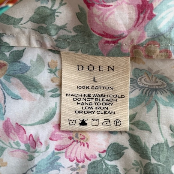 NWT Doen Benoit Cotton Ruched A Line Tiered Midi Maxi Dress Liberty Rose Romance - Picture 14 of 16